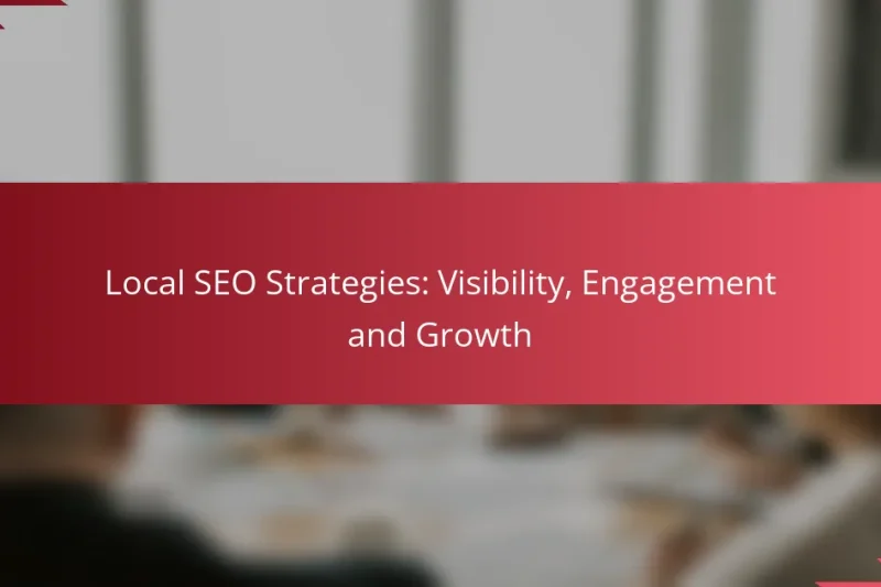 Estrategias de SEO Local: Visibilidad, Compromiso y Crecimiento